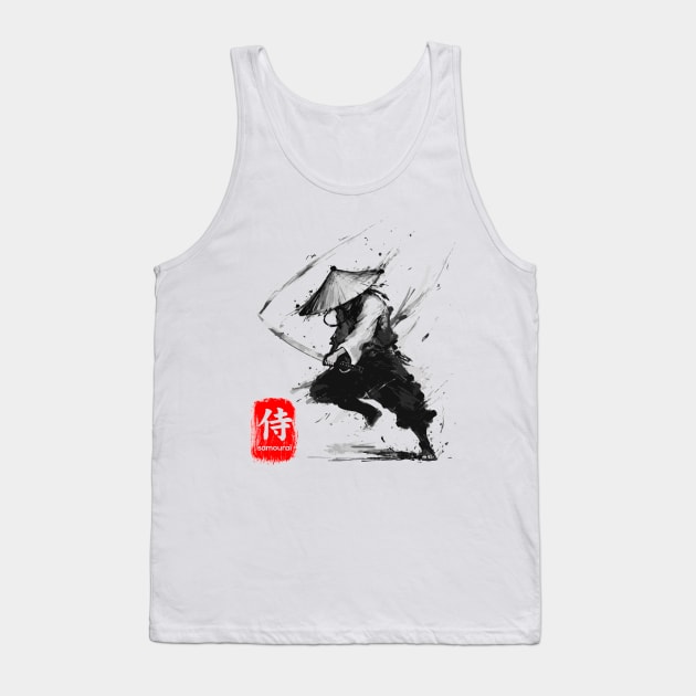 Samourai Ink Tank Top by Meca-artwork